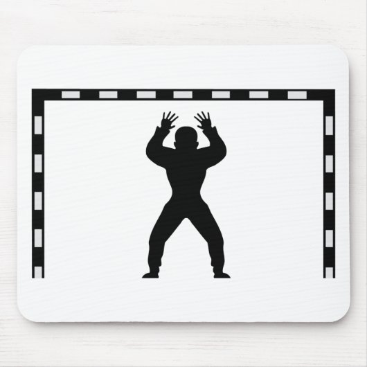 Handbalziel-Wächterikone Mousepad (Vorne)