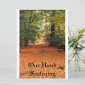 Handbefestigungen Einladungen (Stehend Vorderseite)