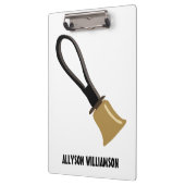 Handbell Choir Ringers Spieler Personalisiert Klemmbrett (Links)