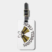 Handbell-Chor Gepäckanhänger (Vorderseite vertikal)