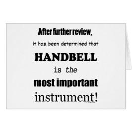 Handbell das wichtigste Instrument
