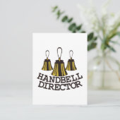 Handbell Director Postkarte (Stehend Vorderseite)