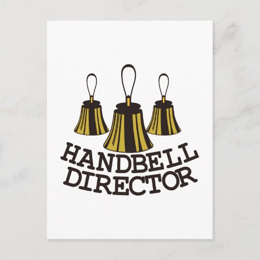 Handbell Director Postkarte (Vorderseite)