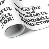 Handbell Director Wohlhabend und erfolgreich Geschenkpapier (Rolleneckpunkt)