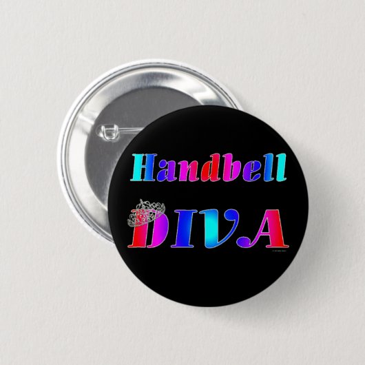 Handbell-Diva Button (Vorne & Hinten)