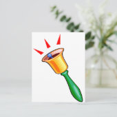 Handbell-Grafikbild, Handscheckbild Postkarte (Stehend Vorderseite)