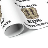 Handbell King of Instruments Geschenkpapier (Rolleneckpunkt)
