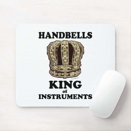Handbell King of Instruments Mousepad (Mit Mouse)