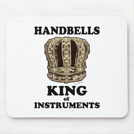 Handbell King of Instruments Mousepad (Vorne)