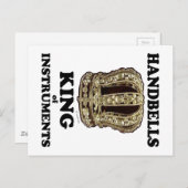 Handbell King of Instruments Postkarte (Vorne/Hinten)