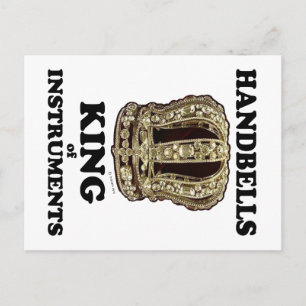 Handbell King of Instruments Postkarte