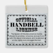 Handbell-Lizenz Keramikornament (Vorderseite)