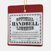 Handbell-Lizenz Keramikornament (Links)