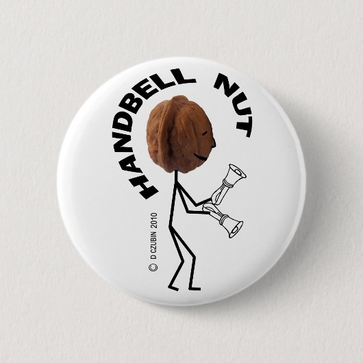 Handbell Nut Button (Vorderseite)