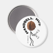 Handbell Nut Magnet (Vorderseite/Rückseite)