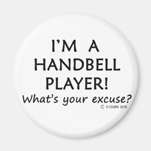 Handbell Player Entschuldigung Magnet
