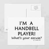 Handbell Player Entschuldigung Postkarte (Vorne/Hinten)