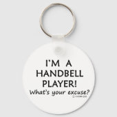 Handbell Player Entschuldigung Schlüsselanhänger (Vorderseite)