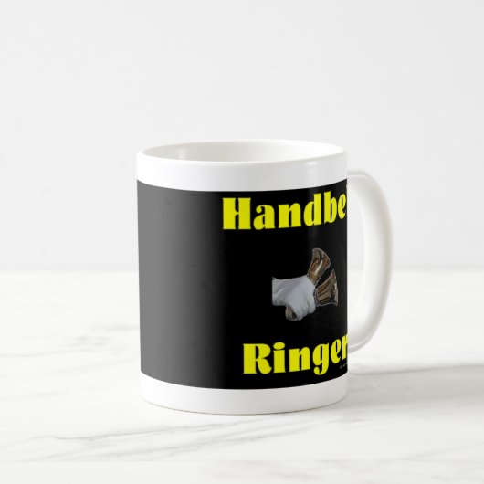 Handbell-Wecker Kaffeetasse (VorderseiteRechts)