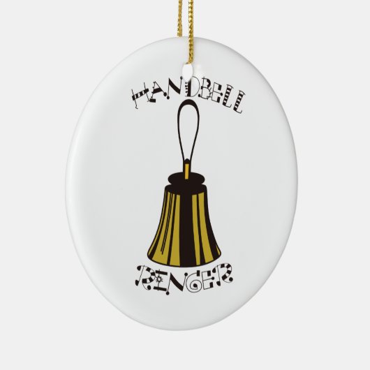Handbell-Wecker Keramik Ornament (Rechts)