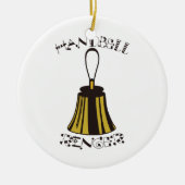 Handbell-Wecker Keramik Ornament (Vorne)