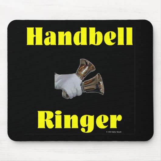 Handbell-Wecker Mousepad (Vorne)