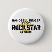 Handbell-Wecker-Rockstar bis zum Nacht Button (Vorderseite)