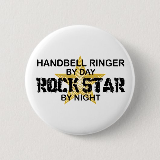 Handbell-Wecker-Rockstar bis zum Nacht Button (Vorderseite)