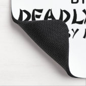 Handbell-Wecker tödliches Ninja bis zum Nacht Mousepad (Ecke)