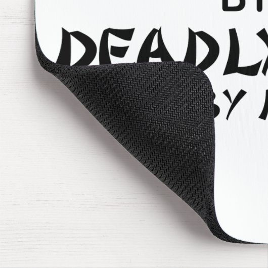 Handbell-Wecker tödliches Ninja bis zum Nacht Mousepad (Ecke)