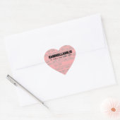 Handbellaholic Life Heart Sticker (Umschlag)