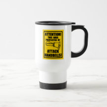 Handbells angreifen Travel Mug