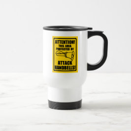 Handbells angreifen Travel Mug Reisebecher