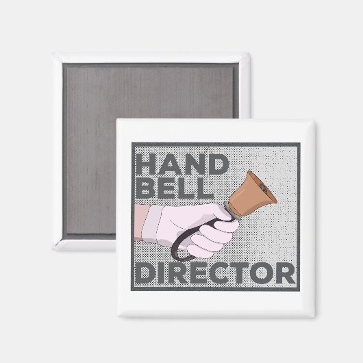 Handbells Director Magnet (Vorderseite/Rückseite)