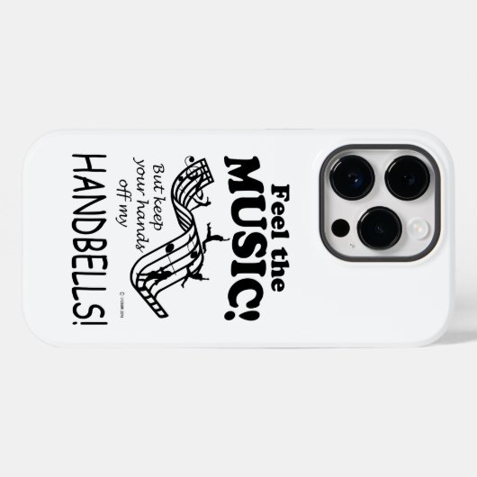 Handbells fühlen das iPhone-Case für die Musik Case-Mate iPhone Hülle (Rückseite (Horizontal))