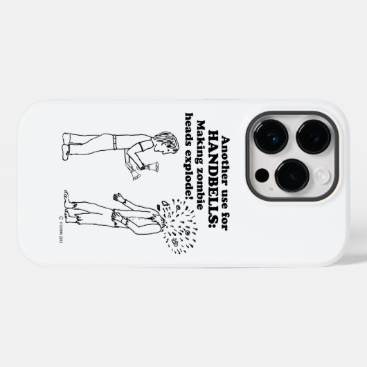 Handbells Zombie Explode Case-Mate iPhone Case (Rückseite (Horizontal))