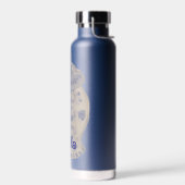 Handbemalte Ingwer-Glasflasche Aufkleber Trinkflasche (Links)