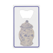 Handbemalte Ingwer-Vase Geldbeutel Flaschenöffner (Vorderseite)