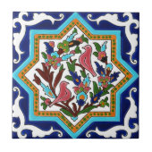 handbemalte Keramik Fliese (Vorderseite)