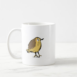 Handbemalte kleine Vogel Keramik-Kaffeetasse Kaffeetasse