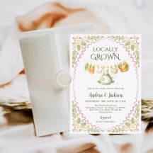 Handbemalte lokal angebaute Babymädchen Dusche