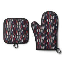 Handbemalte nautische Vintage-Boot-Ruder