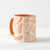 Handbemalter Tasse in künstlerischem Design (Vorderseite Links)