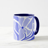 Handbemalter Tasse mit ästhetischem Design (VorderseiteRechts)