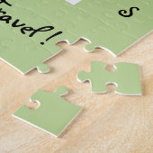 Handbemalter Turm CUSTOMIZE Paris Eiffelturm Puzzle (Seite)