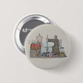 Handbetriebene Nähmaschine Button (Vorne & Hinten)