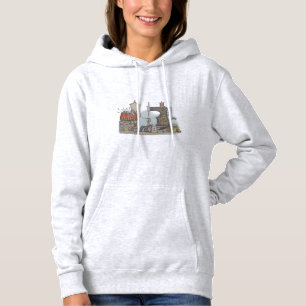 Handbetriebene Nähmaschine Hoodie