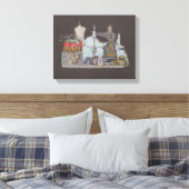 Handbetriebene Nähmaschine Leinwanddruck (Insitu (Schlafzimmer))