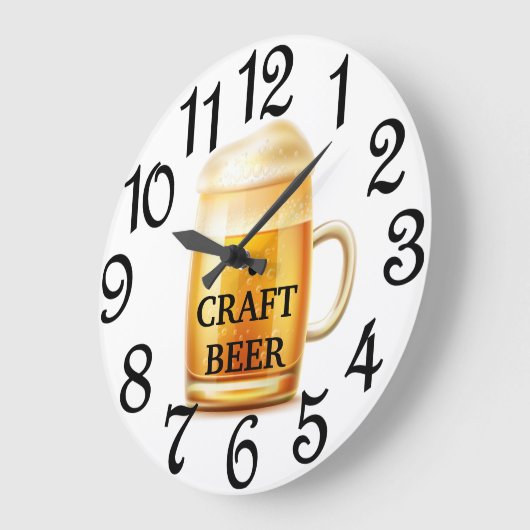 Handbiere Große Wanduhr (Winkel)