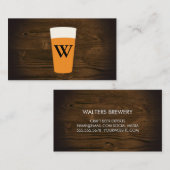 Handbiere | Holzkörner Visitenkarte (Vorne/Hinten)